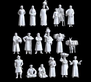 1/72 1/144 1/48 1/64 Arab People Resin Model XS - Bild 1 von 5