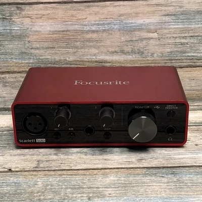 Focusrite Scarlett Solo 3rd Gen 2 Channel USB Audio Interface-FAST FREE SHIPPING - Image 1 of 4