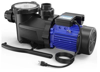 Aquastrong 3HP In/Above Ground Pool Pump- Timer Filter Basket 9,350GPH 115v - Image 1 of 4