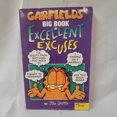 Garfields Big Book of Excellent Excuses - Paperback By Davis, Jim - GOOD - Image 1 of 4