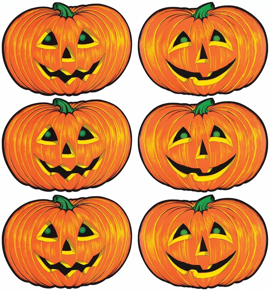 Jack-O-Lantern recortes de tamaño 10" x 14" para Halloween - Beistle Foto 1 de 1