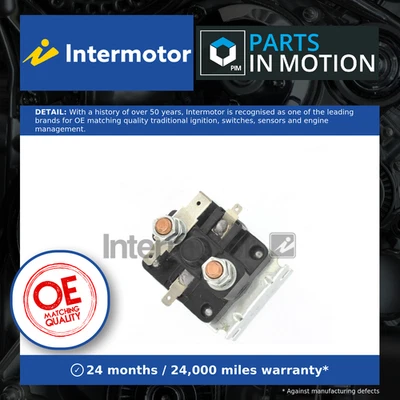 Starter Solenoid fits VAUXHALL CAVALIER Mk1 1.3 75 to 81 Ignition Intermotor New - Image 1 of 4