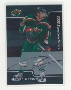 Marian Gaborik 01-02 BAP Signature Series Autograph - Picture 1 of 1