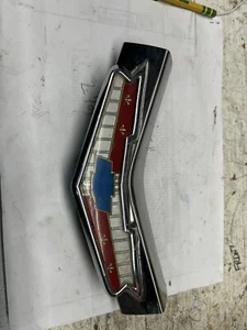 1959 Chevy Impala Rear Center Trunk Deck Lid Emblem Bezel Molding - Picture 1 of 7