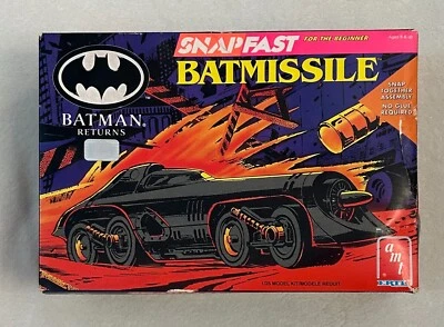 BATMAN Batimóvil Batimóvil Devoluciones MISILES SNAPFAST Amt Modelo Kit Foto 1 de 4
