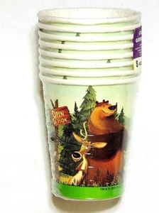 ~~OPEN SEASON ~~ 8- PAPER CUPS 9 oz., PARTY SUPPLIES - Picture 1 of 1