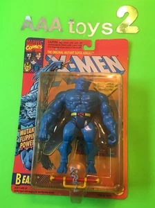X-Men BEAST Orange Card Marvel Comics Action Figure MOC 1994 EXCELLENT - Picture 1 of 2