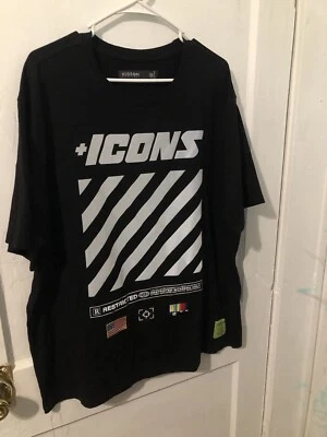 Camiseta para hombre Hudson Outerwear Logo Icono parche restringido talla 3XL Foto 1 de 4