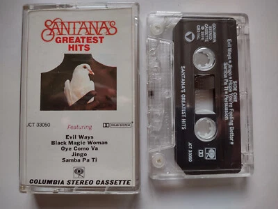 Santana's Greatest Hits Cassette (Columbia, Sterio) JCT 33050 EX - Image 1 of 2
