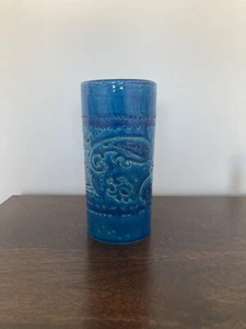 Bitossi Alondi Keramik Vase Italy Rimini pottery 60 er fat lava vintage - Bild 1 von 9