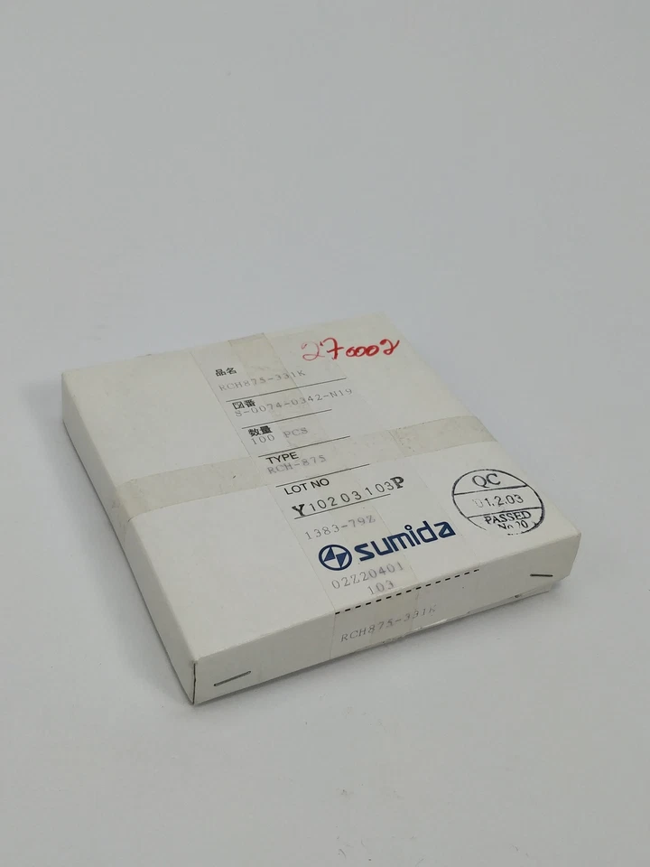 Sumida RCH875-331K PIN Power Inductor RCH-, 724 Pcs.  - Image 1 of 4
