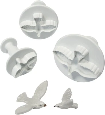 PME Dove Plunger Cutters 3 Pack - Image 1 of 4