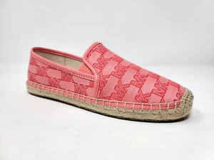 Michael Kors Hastings Grapefruit Multi MK Outline Jacquard Espadrille Size 7 - Picture 1 of 9