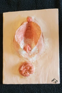 Vagina,Vulva,Kunst Dekoration. - Bild 1 von 4