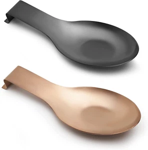 Stainless Steel Spoon Rest for Kitchen Counter Cooking Utensil Rest Spoon Ladle - Picture 1 of 7