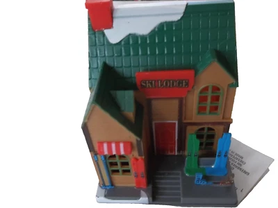 Cobblestone Corners 2024 Christmas Village SKI LODGE Building NEW 2024 - Image 1 of 4