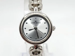Anne Klein Quartz Watch Womens New Battery Silver Tone 22mm - Picture 1 of 12