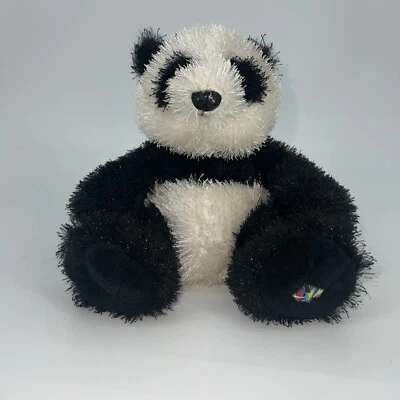 Ganz Panda Bear Webkinz Black White No Code Stuffed Animal Plush Toy 7" - Image 1 of 4