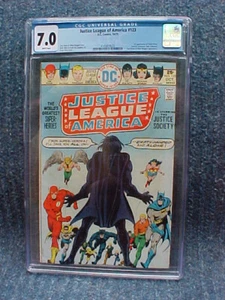 Justice League of America #123 CGC 7.0 WHITE pages - 1st EARTH PRIME - Picture 1 of 4