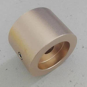 1pcs  30x22 1/4" SHAFT GOLD-PLATED SOLID Aluminum CD VOLUME CONTROL ROTARY KNOB - Picture 1 of 2