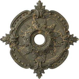 Ekena Millwork CM28BEWHC Benson Classic Ceiling Medallion, 28 3/8"OD x 3 3/4"... - Picture 1 of 12