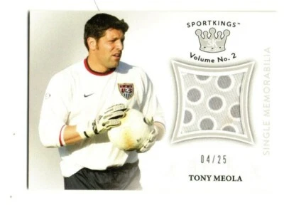  2021 SPORTKINGS VOLUME 2 TONY MEOLA SOCCER JERSEY #'D 04/25! - Image 1 of 2