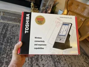 Toshiba Handheld e740 Pocket PC - Windows Mobile PDA Wireless WLAN Ledertasche - Bild 1 von 21