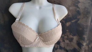 Skinny Latina Women’s Beige Color Push Up Bra Size 36C - Picture 1 of 7
