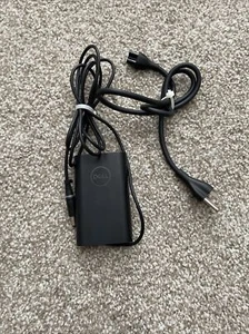 Genuine OEM DELL 65w AC adapter power charger Model # HA65NM130 19.5v - Foto 1 di 4