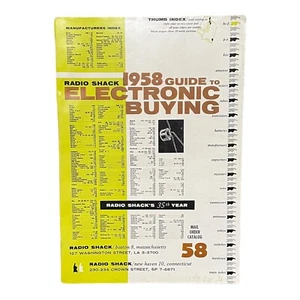 Radio Shack 1958 Guide to Electronic Buying Mail Order Vintage Radio No. 58 - Picture 1 of 4