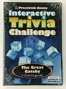 CD Interactive Trivia Challenge: The Great Gatsby Prestwick House - Imagen 1 de 2