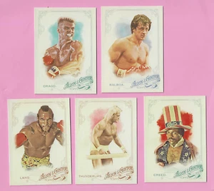 2015 Topps Allen & Ginter Rocky set - Balboa, Drago, Lang, Thunderlips & Creed - Picture 1 of 2