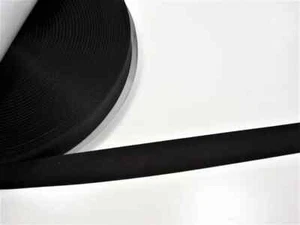 Black Grosgrain Ribbon 7/8 inch wide x 7 yards Schiff Nylon Strapping B43 - Picture 1 of 3