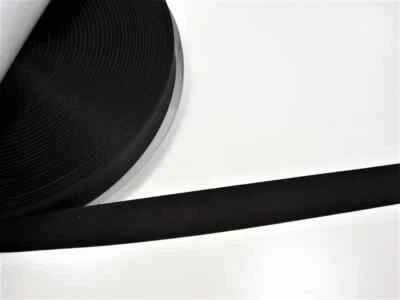 Black Grosgrain Ribbon 7/8 inch wide x 10 yards Schiff Nylon Strapping B31 - Image 1 of 3