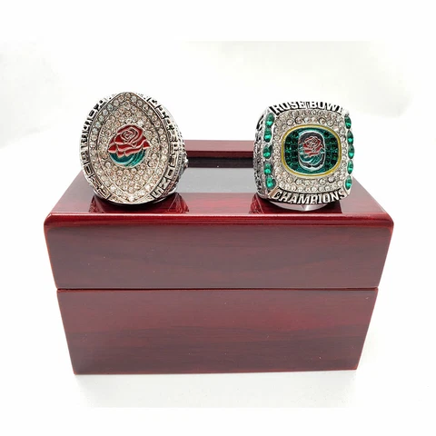 2 Pcs Rings Oregon Ducks College Collectors Set Pack MARIOTA / HERBERT Ring Cover