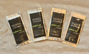4 Lot REDKEN for Men Polish Up Defining Pomade .35 fl ea (1.4 oz total) packets - Picture 1 of 7