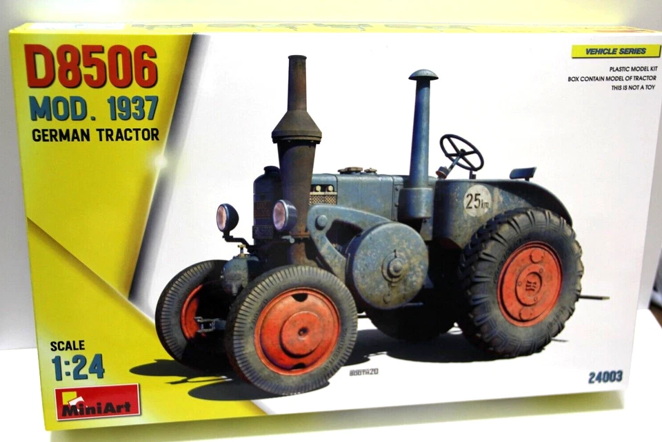 MINIART 1:24 KIT VEHICLE SERIES D8506 GERMAN TRACTOR TRATTORE TEDESCO 24003 - Immagine 1 di 1