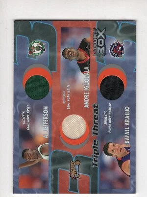 2004-05 Topps Luxury Box Triple Threat Relics Jefferson/Igoudala/Araujo  263/450 - Image 1 of 2