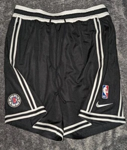 NIKE Los Angeles Clippers LA NBA Team Issue Practice Shorts Black/ White Sz-L - Picture 1 of 14