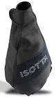 ISOTTA Gear Shift Boot Black Leather Swarovski Crystals UG90NE Made In Italy
