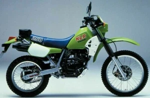 KIT DE FRENOS TRENZADOS DELANTEROS KAWASAKI KLR250D 1984-1990 DE ACERO INOXIDABLE ZX - Imagen 1 de 6