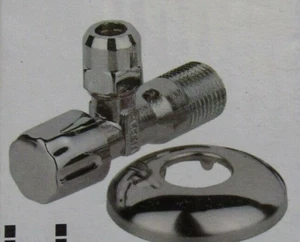 2 Stück Eckventil 3/8" x 3/8" (10 mm ) Anschlussgewinde - Bild 1 von 1