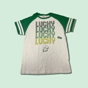 NEW St. Patrick's Day Irish Drinking Baseball T-Shirt Men's Large (42-44) Lucky - Picture 1 of 5