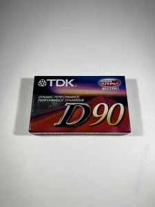 TDK D90 High Output Audio Cassette Tape - Picture 1 of 6