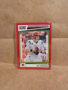🔥🏈💥2022 Panini Score Red Parallel Joe Burrow #194 - Bild 1 von 5