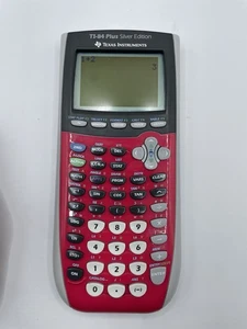 Texas Instruments TI-84 Plus Silver Edition Graphing Calculator Pink with cover - Picture 1 of 8