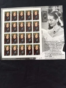 Bette Davis 2007 Legends of Hollywood 42¢ Stamp 20ct Sheet U.S. Postage - Picture 1 of 2