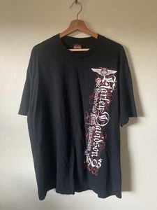 VTG Y2K Harley Davidson Motorcycles Biker T Shirt Size XL rally week sturgis - Picture 1 of 5