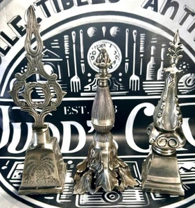 🚨3 Estante decorativo vintage con acabado de latón ornamental detalles para el hogar tope de puerta - Imagen 1 de 22