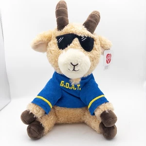 American Greetings G.O.A.T Tier Plüschtier 11 Zoll groß Stofftier Ziege Spielzeug mit Shirt - Bild 1 von 9